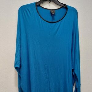 Worthington Teal Long Sleeve Top
